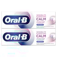 Oral-b dentifrice sensibilité & gencives calm original lot de 2 x 75ml