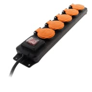 Zenitech bloc 5 prises IP44 3G1mm avec interrupteur 520g
