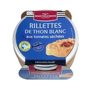 Les mouettes d'arvor rillettes de thon germon aux tomates sechées 125g
