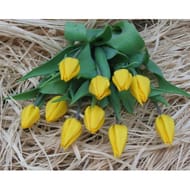 10 tulipes jaunes promotion