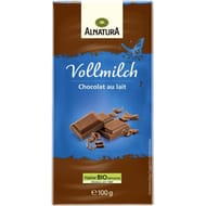 Alnatura chocolat au lait bio 100g