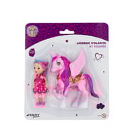 Licorne volante et poupée