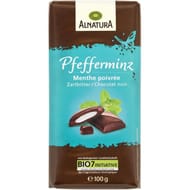 Alnatura chocolat noir menthe poivrée bio 100g