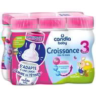 Candia baby lait croissance 3 dès 10 mois 25cl x6