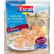 Escal noix de St Jacques sans corail MSC 300g