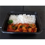 Poulet basquaise et riz