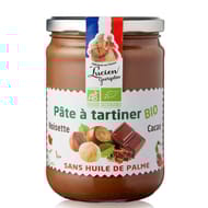 Les recettes cuites au chaudron pâte à tartiner aux noisettes et cacao bio 600g
