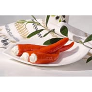 Piments rouges farcis au fromages frais
