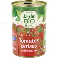 Jardin bio étic tomates cerises bio conserve métallique 240g