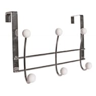 Patères de porte  6 têtes - Métal