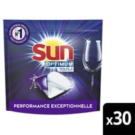 Sun capsules lave vaisselle optimum tout en 1 30 lavages