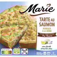 Marie tarte au saumon poireaux à la crème pâte feuilletée 400g