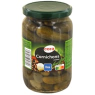 Cora cornichons fins 360g