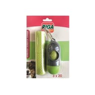 Riga sachets ramasse crotte 3x20 + distributeur