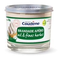 Coudène Brandade apéro ail et fines herbes verre 120g