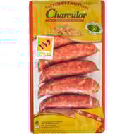 Charculor saucisse à cuire chapelet fumée au bois de hêtre x6 420g