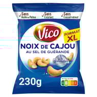 Vico noix de cajou grilles et sallees au sel de guerande 230g