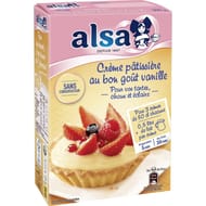 Alsa préparation crème pâtissière 3 sachets 390g