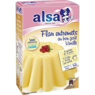 Alsa préparation flan entremets vanille 4 sachets 192g