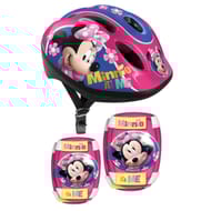 Combo casque + coudières + genouillères Minnie