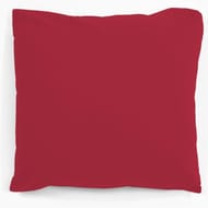 Taie d'oreiller 63x63 uni rouge 57 fils