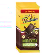 Poulain noir extra noisettes 4x100g-400g