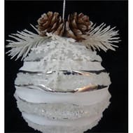 Boule "pomme de pin" diam 8cm