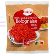 Cora haché au boeuf spécial bolognaise vbf 500g