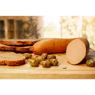 Saucisse de foie et veau fuseau fumée au bois hêtre