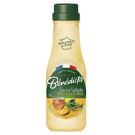 Benedicta sauce salade moutarde miel flacon verre 290g