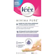 Veet bandes de cire minima pure kit jambes précision x32