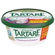 Tartare ciboulette échalote pot 250g offre découverte