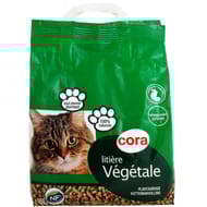 Cora litière végétale 8L