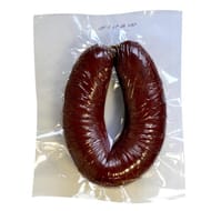 Saucisse de sang ronde fumee au bois de hetre