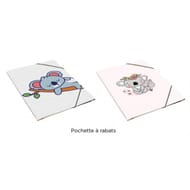 Clementina frog pochette a rabats decor koala 24x32cm