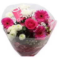 Bouquet  tahiti grand modèle ton froid 11 tiges