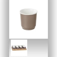 Tasse nature 9 cl coloris taupe