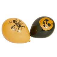 10 ballons noir et orange halloween