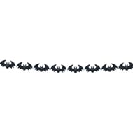 Guirlande feutre chauve-souris noires