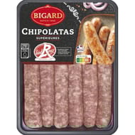 Chipolatas x6 330g Label Rouge Bigard