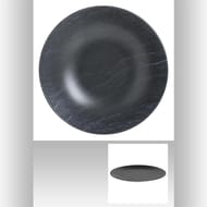 Assiette plate cadence effet ardoise 26 cm