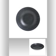 Assiette creuse cadence ardoise 22 cm