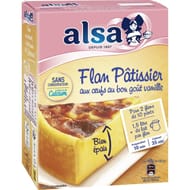 Alsa préparation flan pâtissier aux oeufs 740g