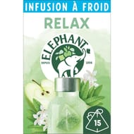 Elephant infusion à froid relax pomme jasmin verveine x15 34g
