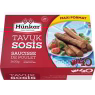 Hünkar Saucisses de Volailles 40 pièces - 2600g