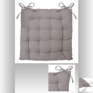 Galette chaise 38x38cm gris