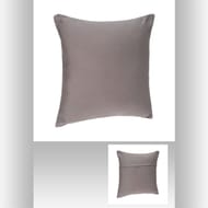 Coussin dehoussable 38x38cm gris