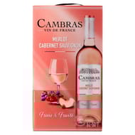 Cambras merlot cabernet sauvignon rosé 5l 12%vol