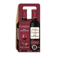 Cambras Merlot Cabernet Sauvignon rouge 4x75cl 12.5%vol