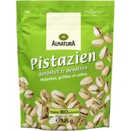 Alnatura pistaches grillées et salées bio 125g